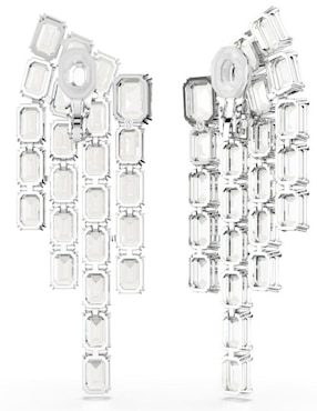 Aretes largos Swarovski Millenia con acabado brillante