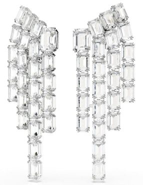 Aretes largos Swarovski Millenia con acabado brillante