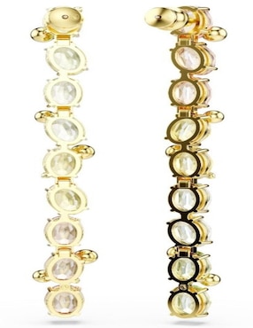 Aretes largos Swarovski Gema con acabado brillante