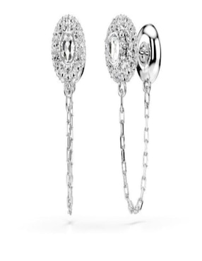 Aretes largos Swarovski Una Angelic con acabado brillante
