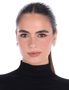 Set de aretes Napier Basic Mtl Ears F3 con acabado plateado