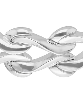 Pulsera Napier Silver Loops con acabado brillante
