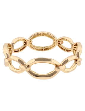 Pulsera Napier Gold Facets con acabado brillante