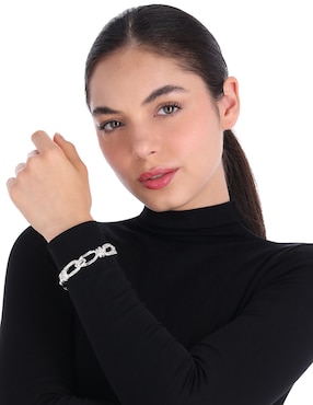 Pulsera Nine West Social Ropes con acabado brillante