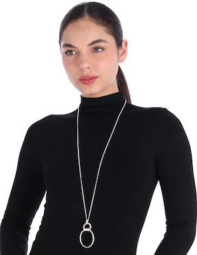 Collar con dije Nine West Social Ropes