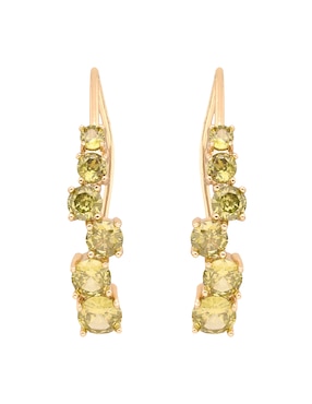 Broqueles de Anne Klein Classic Clusters con acabado brillante cristal