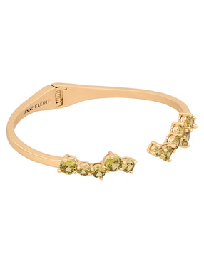 Pulsera Anne Klein con cristal Classic Clusters con acabado brillante