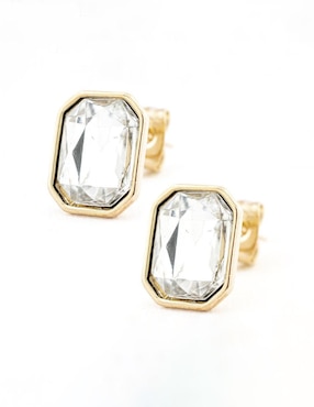 Aretes y collar The Golden Store zirconia