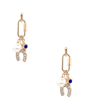 Aretes Nine West con acabado brillante