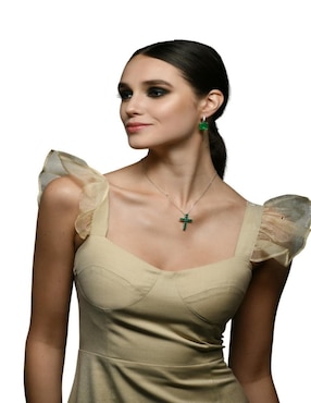 Collar de cruz Gladkova Joyería de plata
