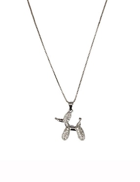 Collar con dije de perro Moon