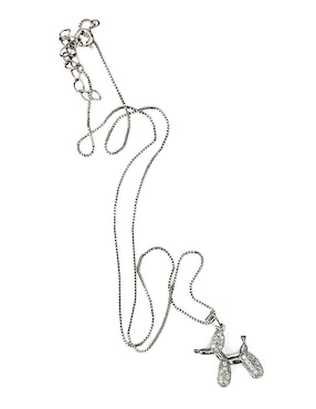 Collar con dije de perro Moon
