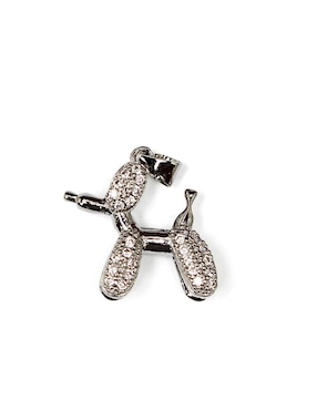 Collar con dije de perro Moon
