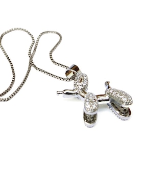 Collar con dije de perro Moon