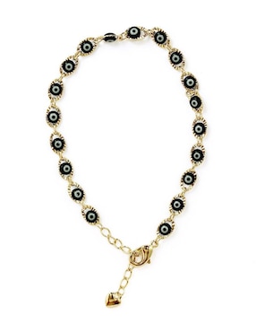 Pulsera Moon de oro laminado 8 k con acabado brillante