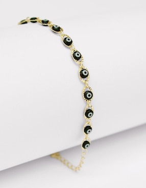 Pulsera Moon de oro laminado 8 k con acabado brillante