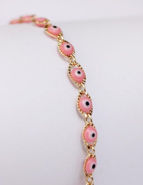 Pulsera Moon de oro laminado 8 k con acabado brillante