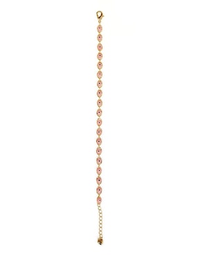 Pulsera Moon de oro laminado 8 k con acabado brillante