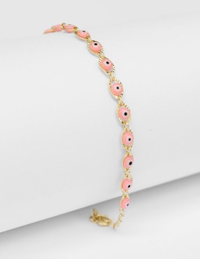 Pulsera Moon de oro laminado 8 k con acabado brillante