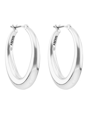 Arracadas Dkny Lena acabado pulido cristal