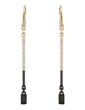 Aretes largos Dkny Millie con acabado pavé cristal