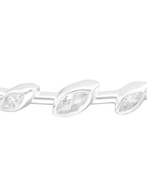 Brazalete Anne Klein con cristal Sparkling Sophistication con acabado pulido