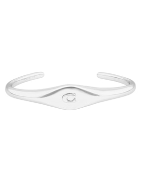 Pulsera Coach 9.1 Signet Heirlooms con acabado pulido