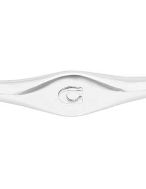 Pulsera Coach 9.1 Signet Heirlooms con acabado pulido