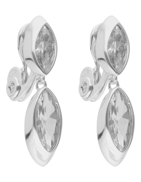 Aretes corto de gota Anne Klein Sparkling Sophistication con acabado pulido zirconia