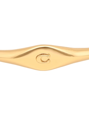 Pulsera Coach 9.1 Signet Heirlooms con acabado pulido