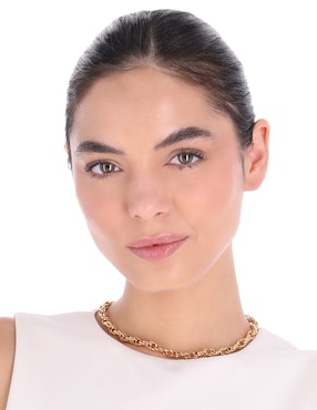 Collar entrelazado Coach 11.1 Brushed Charming Charms