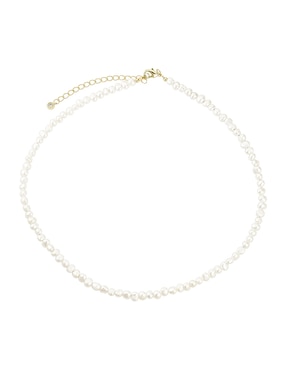 Collar Carmela Mía Perlas de baño de oro 14 K