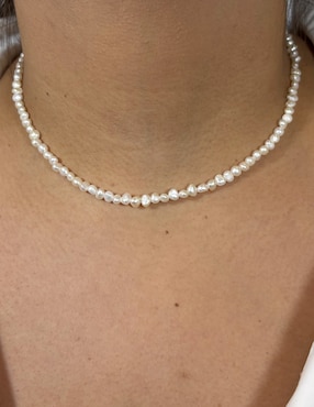 Collar Carmela Mía Perlas de baño de oro 14 K