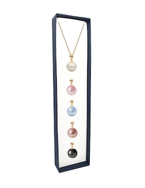 Set collar Zvezda Éclair perla de cristal