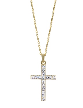 Collar con dije de cruz Artre Square