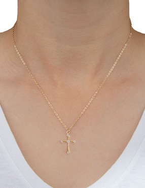 Collar con dije de cruz Artre