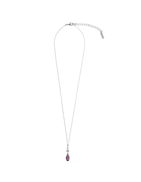 Collar con dije de gota Carré Briolettes