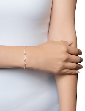 Pulsera Mossimo Corazón Chispita con acabado pulido