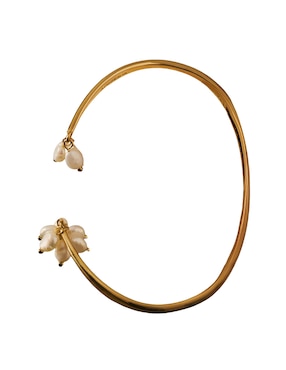 Brazalete Apodemia con acabado baño de oro 18 k Jiaoren