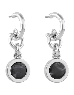 Aretes largos Dkny Adria con acabado esmaltado