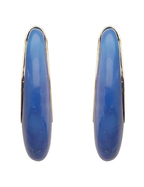 Aretes largos Dkny Adria con acabado esmaltado