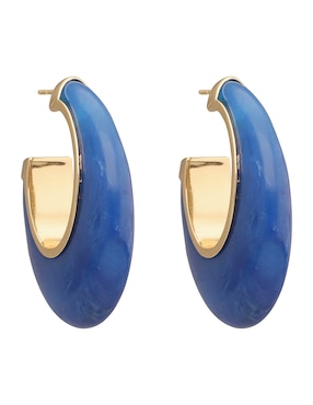 Aretes largos Dkny Adria con acabado esmaltado