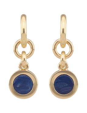 Aretes largos Dkny Adria con acabado esmaltado