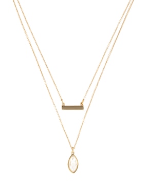 Collar de varios hilos de gota Dkny Nala