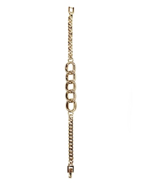 Pulsera Moon de oro laminado 8 k con acabado brillante