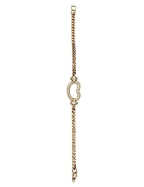 Pulsera Moon de oro laminado 8 k con acabado brillante