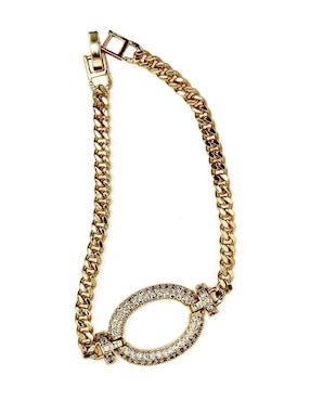 Pulsera Moon de oro laminado 8 k con acabado brillante