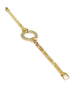Pulsera Moon de oro laminado 8 k con acabado brillante