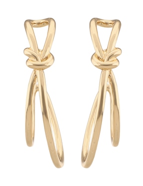 Arracadas Nine West con acabado brillante