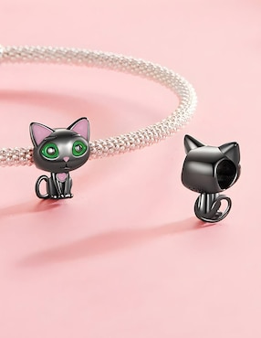 Charm de gato Miow kiki collection de plata P 925